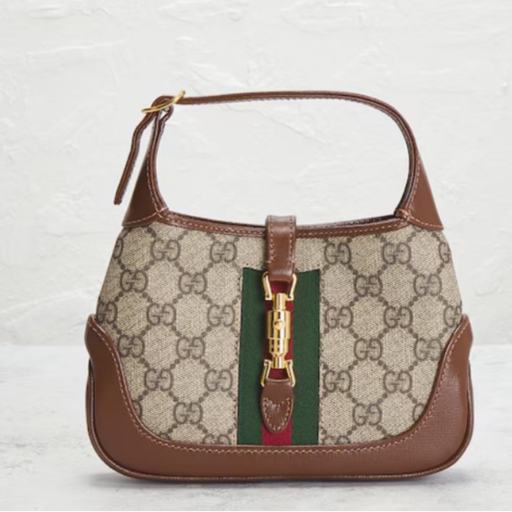 Authentic Gucci Mini Jackie 1961 Hobo Bag in Beige Excellent Condition - Picture 4 of 16